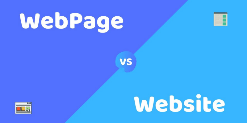 webpage vs website