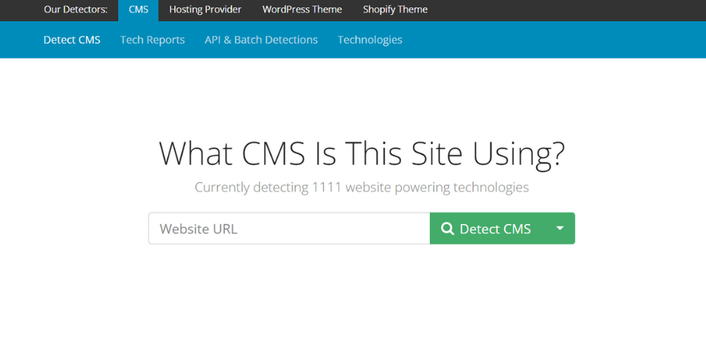 kiểm tra website viết bằng ngôn ngữ gì với whatcms