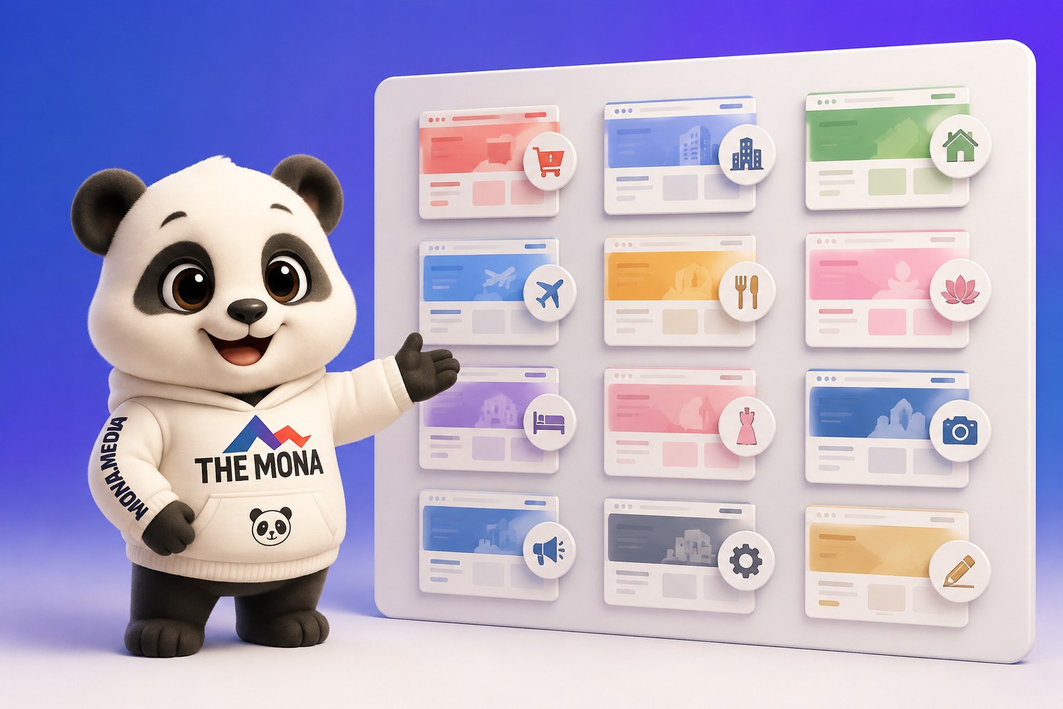 12 nhóm mẫu website theo ngành