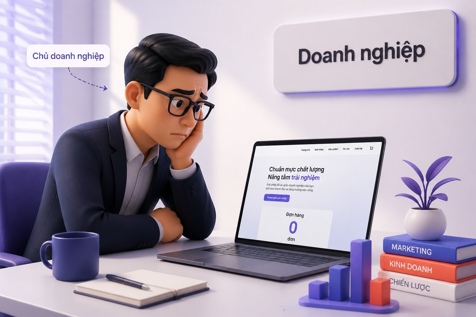 Web đẹp mà 0 đơn — nỗi đau chọn sai mẫu