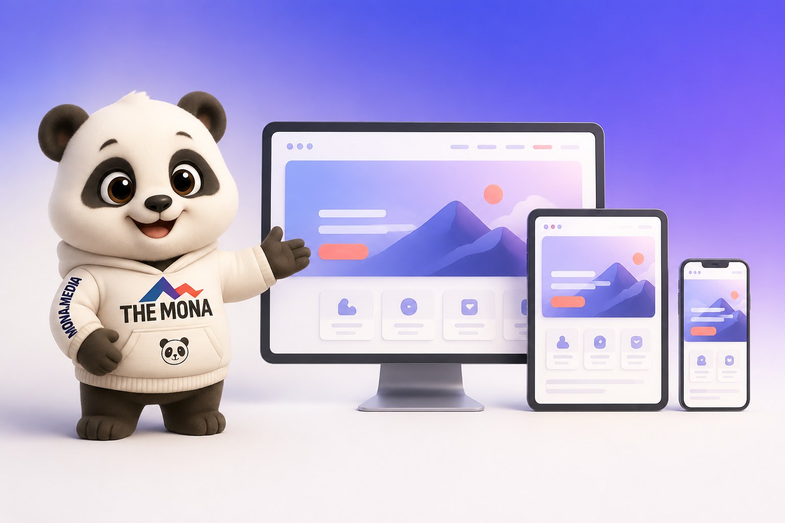 Một mẫu responsive co giãn đúng trên 3 thiết bị